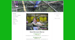 Desktop Screenshot of papageienzucht-sterner.de
